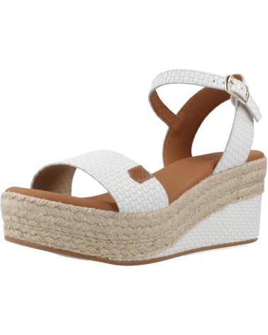 Woman Sandals POPA CB30503 001 ARAMBOL TRENZADO  BLANCO TRECCIA