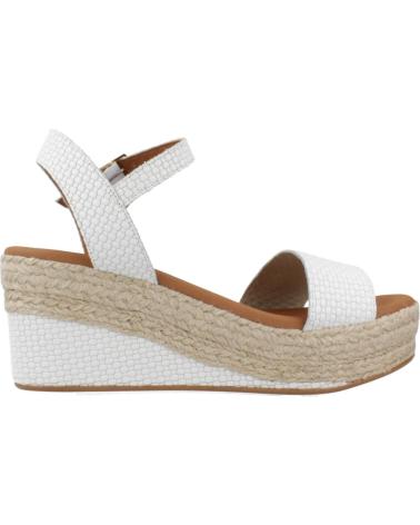 Woman Sandals POPA CB30503 001 ARAMBOL TRENZADO  BLANCO TRECCIA