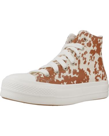 Sapatilhas CONVERSE  de Mulher ZAPATILLAS MUJER MODELO CHUCK TAYLOR ALL STAR LIFT PLATFORM  BRWNGLD