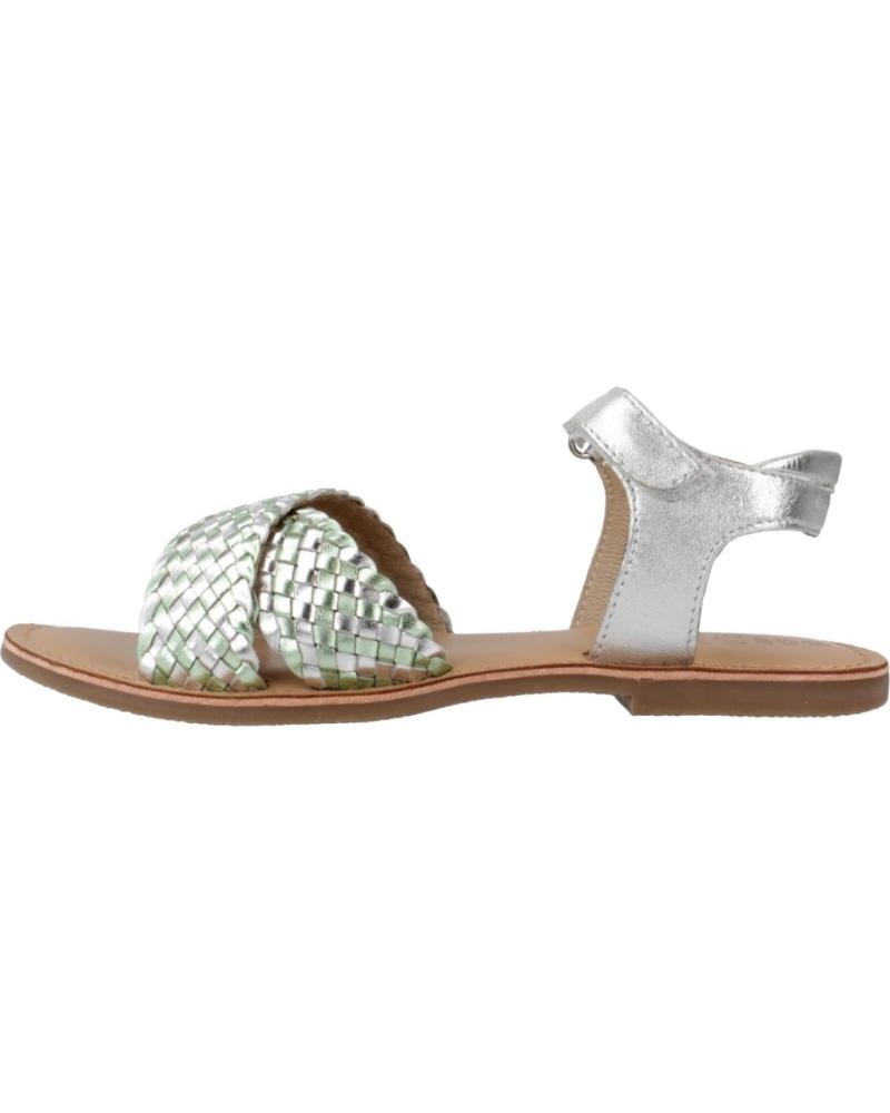 Sandali MOD8  per Bambina SANDALIAS NINA MOD 8 MODELO CANIBRAID COLOR PLATA  163VRTCLR