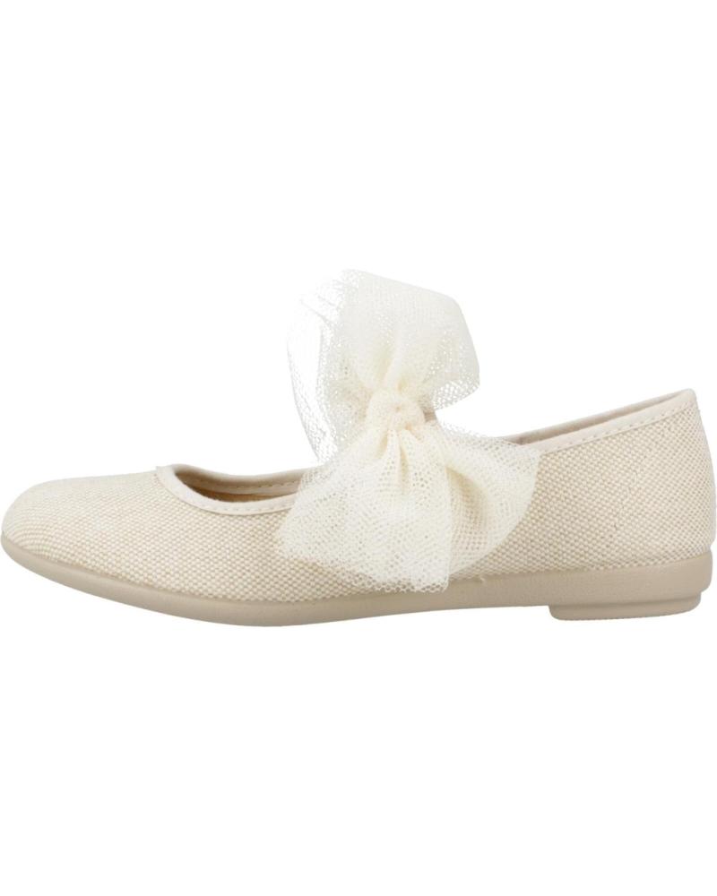 VUL-LADI ZAPATOS NINA VULLADI MODELO CANDY COLOR BEIS CRUDO