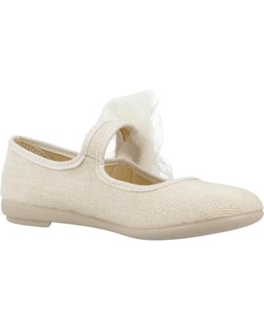 VUL-LADI ZAPATOS NINA VULLADI MODELO CANDY COLOR BEIS CRUDO