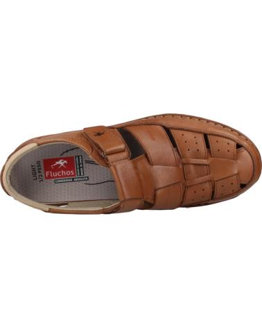 Sandales FLUCHOS  pour Homme SANDALIAS HOMBRE MODELO F2003 COLOR MARRON  CAFE