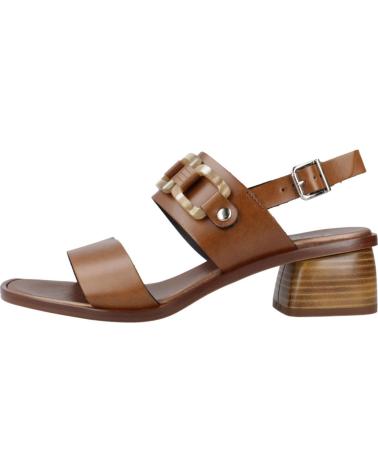 Sandalias PLUMERS  de Mujer SANDALIAS MUJER MODELO 3803P COLOR MARRON  CUERO