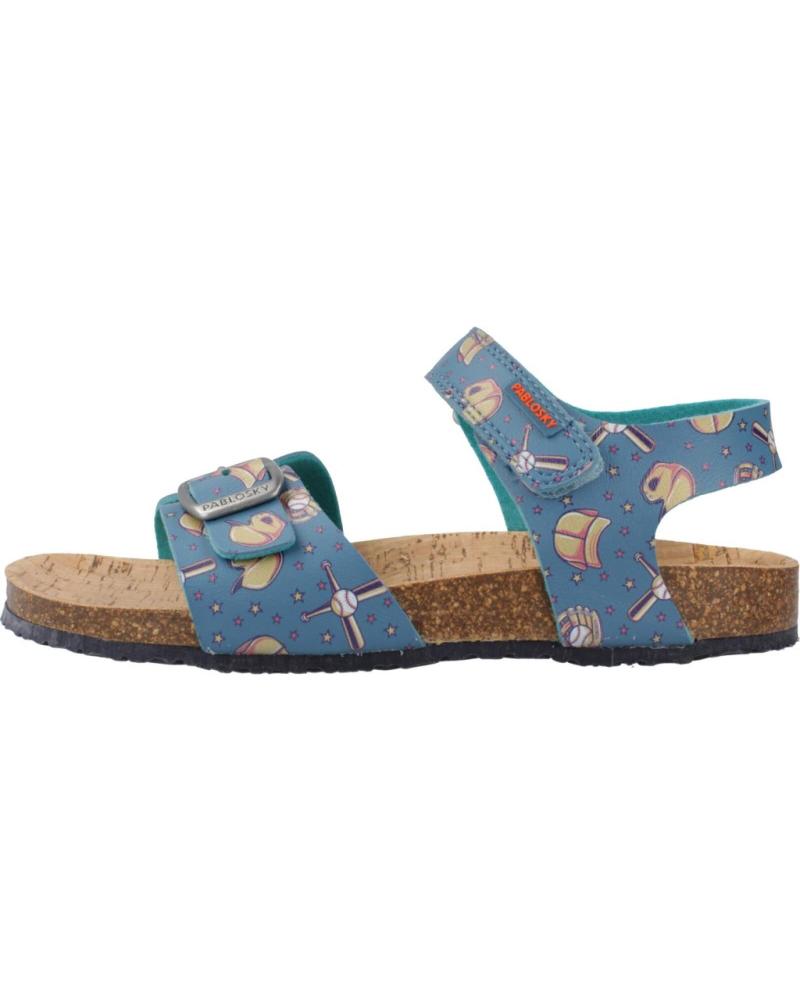Sandalen PABLOSKY  für Junge SANDALIAS NINO MODELO 512910P COLOR AZUL  PETROL