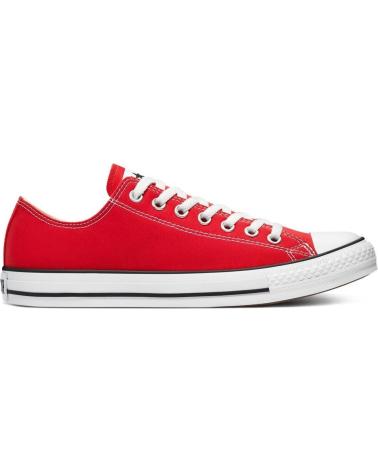 Deportivas De Hombre CONVERSE ROJAS ALL STAR OX M9696C CLASICAS DE TELA ROJO