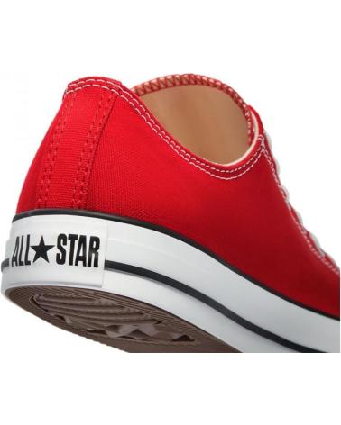 Deportivas CONVERSE  de Mujer y Niña ROJAS ALL STAR OX M9696C CLASICAS DE TELA  ROJO