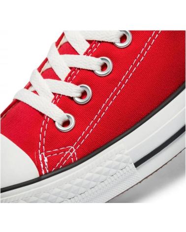 Deportivas CONVERSE  de Mujer y Niña ROJAS ALL STAR OX M9696C CLASICAS DE TELA  ROJO