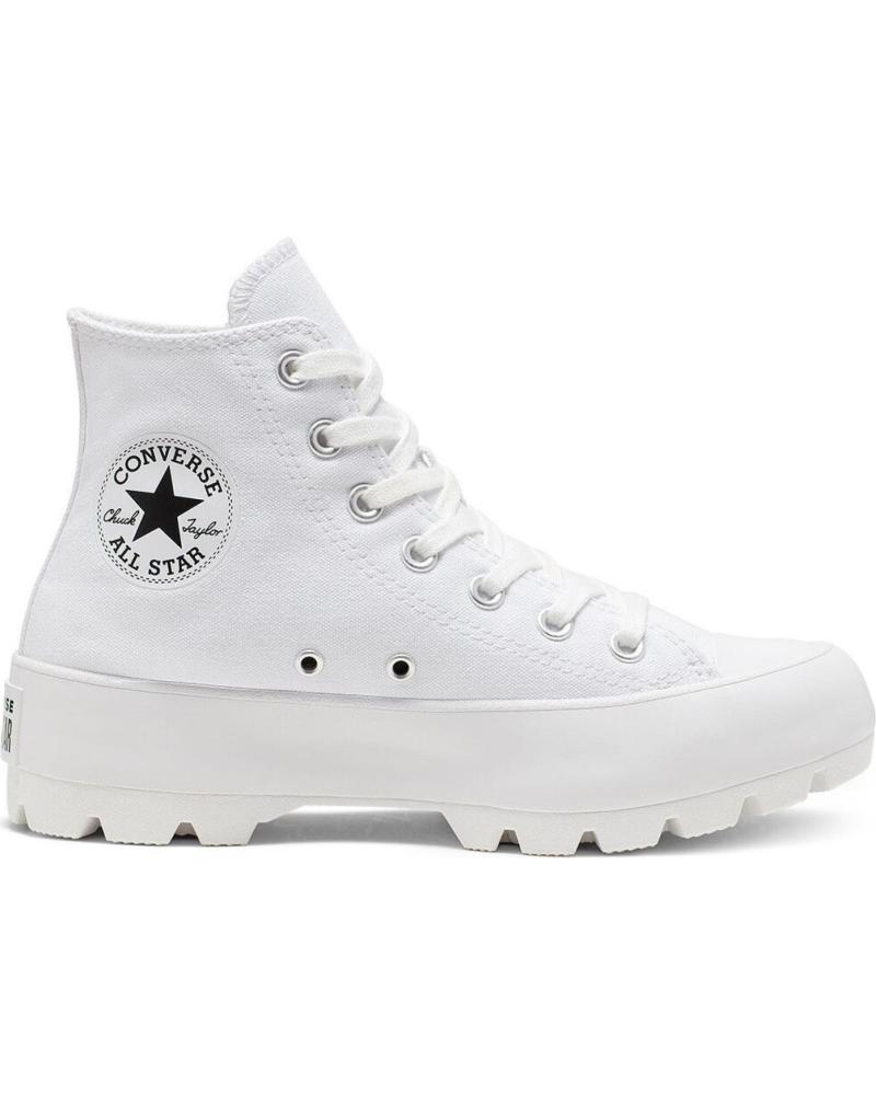 CONVERSE CTAS LUGGED HI PLATEAU-STIEFELETTEN FÜR DAMEN - WEISS (ART.-NR. 565902C) BLANCO