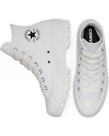 CONVERSE CTAS LUGGED HI PLATEAU-STIEFELETTEN FÜR DAMEN - WEISS (ART.-NR. 565902C) BLANCO