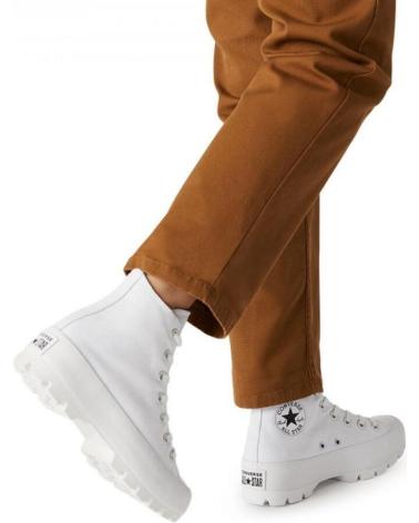 CONVERSE CTAS LUGGED HI PLATEAU-STIEFELETTEN FÜR DAMEN - WEISS (ART.-NR. 565902C) BLANCO