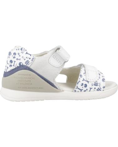 Sandales BIOMECANICS  pour Garçon SANDALIAS NINO MODELO 242147B COLOR  BLANCO