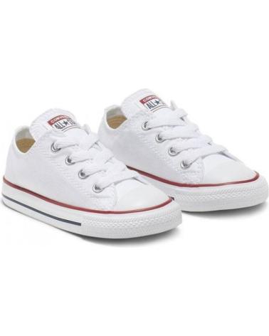 Deportivas CONVERSE  de Niña y Niño BEBE CHUCK TAYLOR ALL STAR BLANCA 7J256C  BLANCO
