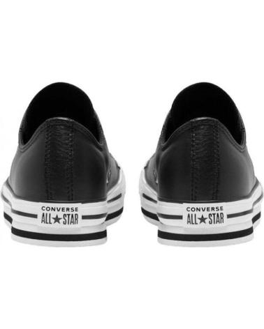 Deportivas CONVERSE  de Mujer y Niña ZAPATILLAS CHUCK TAYLOR ALL STAR LEATHER EVA PLATFORM NEGRA  NEGRO