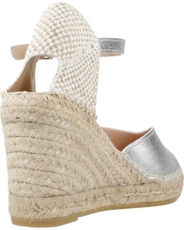 Sandalias MACARENA  de Mujer ALPARGATAS MUJER MODELO CARLA41 COLOR  PLATA