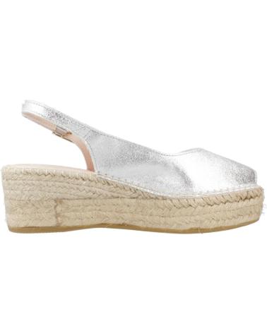 Sandali MACARENA  per Donna ALPARGATAS MUJER MODELO JAVA88 COLOR  PLATA
