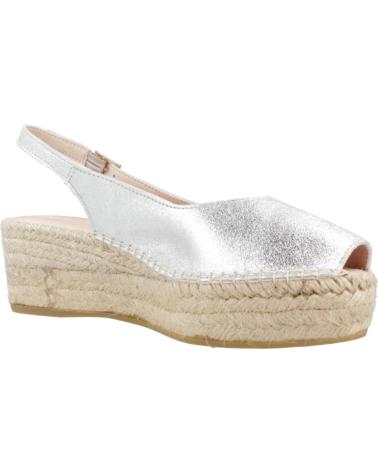 Sandali MACARENA  per Donna ALPARGATAS MUJER MODELO JAVA88 COLOR  PLATA