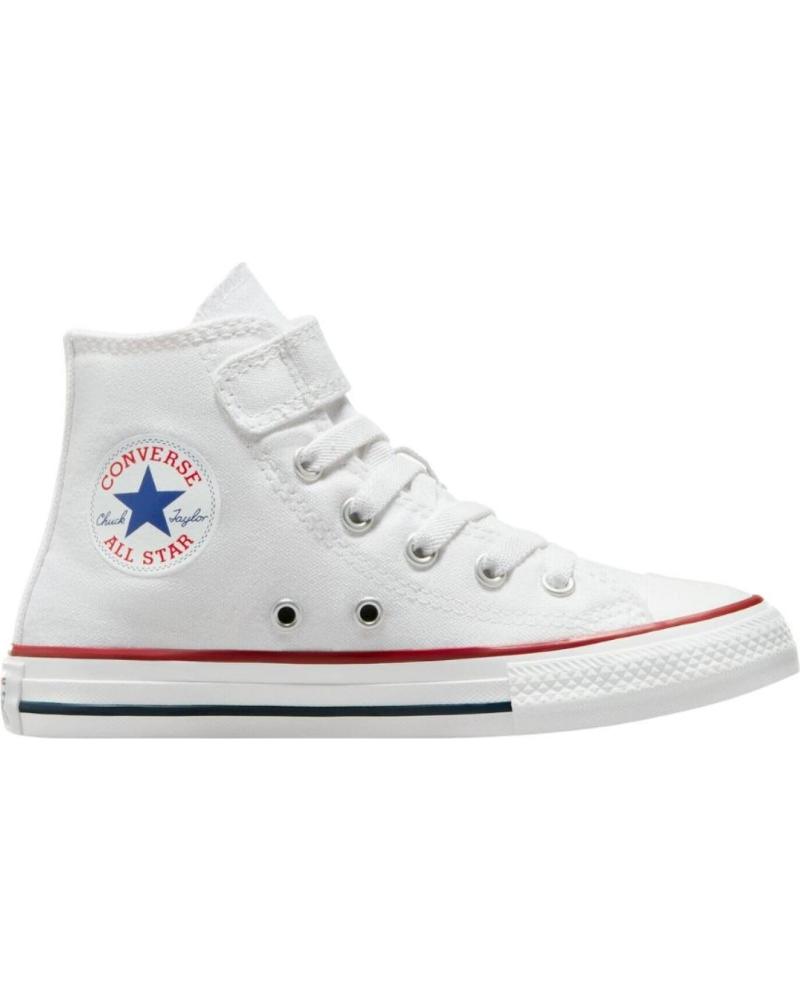 girl Trainers CONVERSE BOTA CHUCK TAYLOR ALL STAR JUNIOR BLANCA VELCRO 372884C  BLANCO
