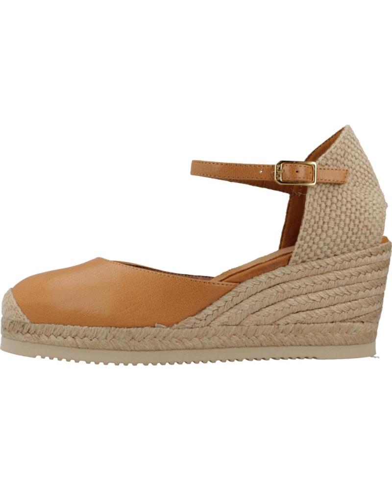 Sandalias UNISA  de Mujer ALPARGATAS MUJER MODELO CACERES 24 COLOR MARRON  CANNELLE