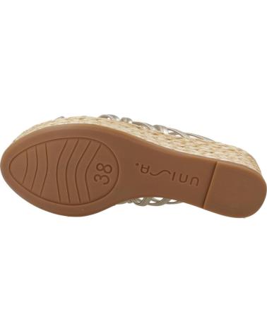 Woman Sandals UNISA SANDALIAS MUJER MODELO KOLBER LMT COLOR ORO  PLATINO