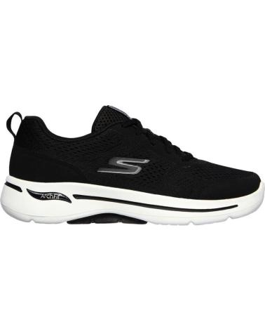 SKECHERS 124404-BKW MUJER NEGRO