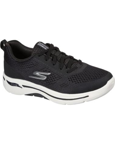 Esportes  de Mulher SKECHERS GO WALK ARCH FIT MOTION BREEZE MUJER 124404-BKW NEGRA NEGRO