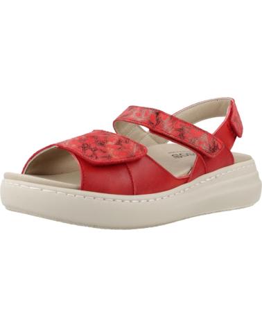 Sandalen für Damen PINOSOS SANDALIAS MUJER MODELO 8170P COLOR ROJO SANDIA