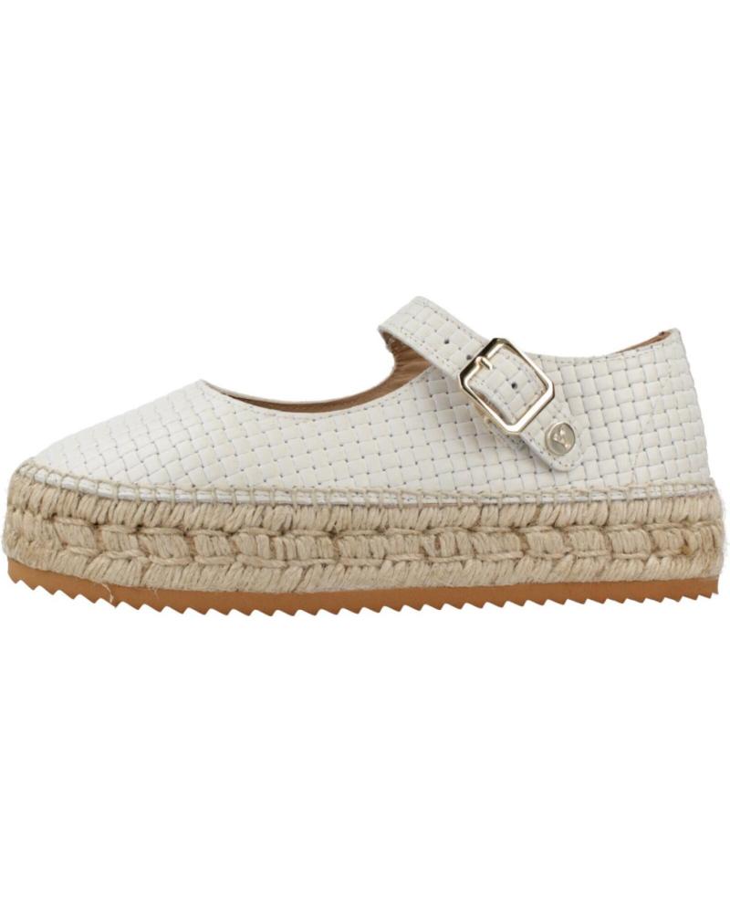 Chaussures YELLOW  pour Femme ALPARGATAS MUJER MODELO OLIVIA COLOR BLANCO  ICE
