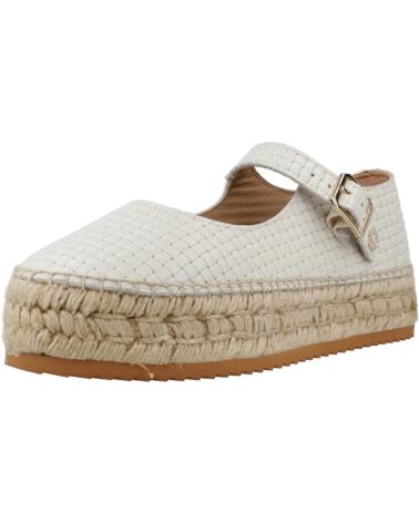 Chaussures YELLOW  pour Femme ALPARGATAS MUJER MODELO OLIVIA COLOR BLANCO  ICE