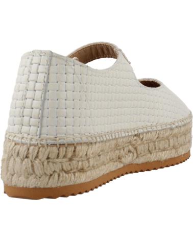 Chaussures YELLOW  pour Femme ALPARGATAS MUJER MODELO OLIVIA COLOR BLANCO  ICE