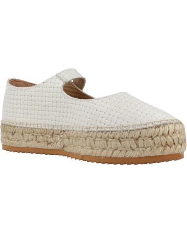 Chaussures YELLOW  pour Femme ALPARGATAS MUJER MODELO OLIVIA COLOR BLANCO  ICE