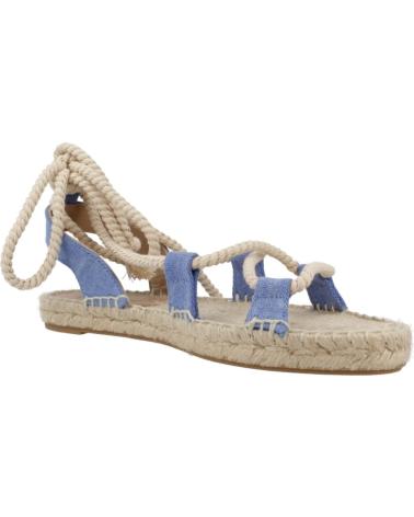 Woman Sandals YELLOW ALPARGATAS MUJER MODELO ARIADNA COLOR AZUL  MARINO