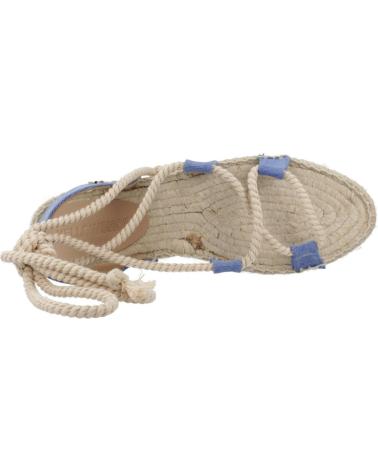 Woman Sandals YELLOW ALPARGATAS MUJER MODELO ARIADNA COLOR AZUL  MARINO