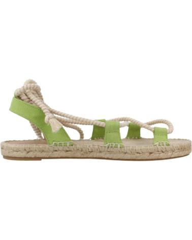 Sandales YELLOW  pour Femme ALPARGATAS MUJER MODELO ARIADNA COLOR  VERDE