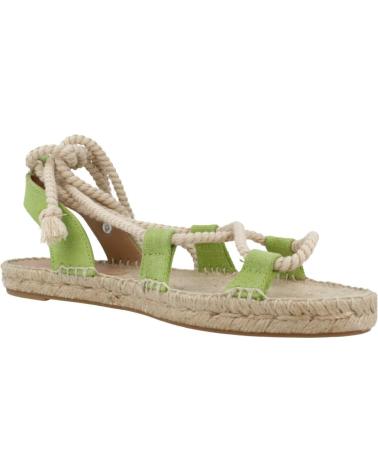 Sandales YELLOW  pour Femme ALPARGATAS MUJER MODELO ARIADNA COLOR  VERDE
