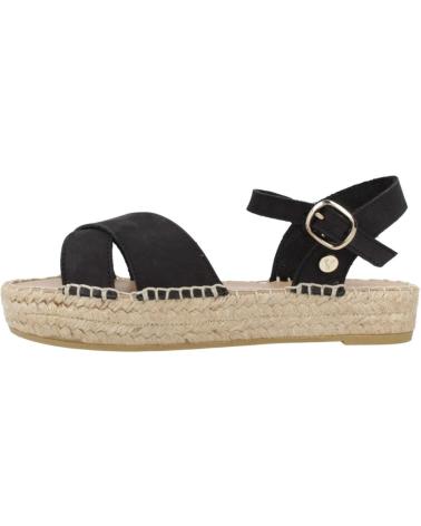 Woman Sandals YELLOW ALPARGATAS MUJER MODELO RAQUEL COLOR  NEGRO