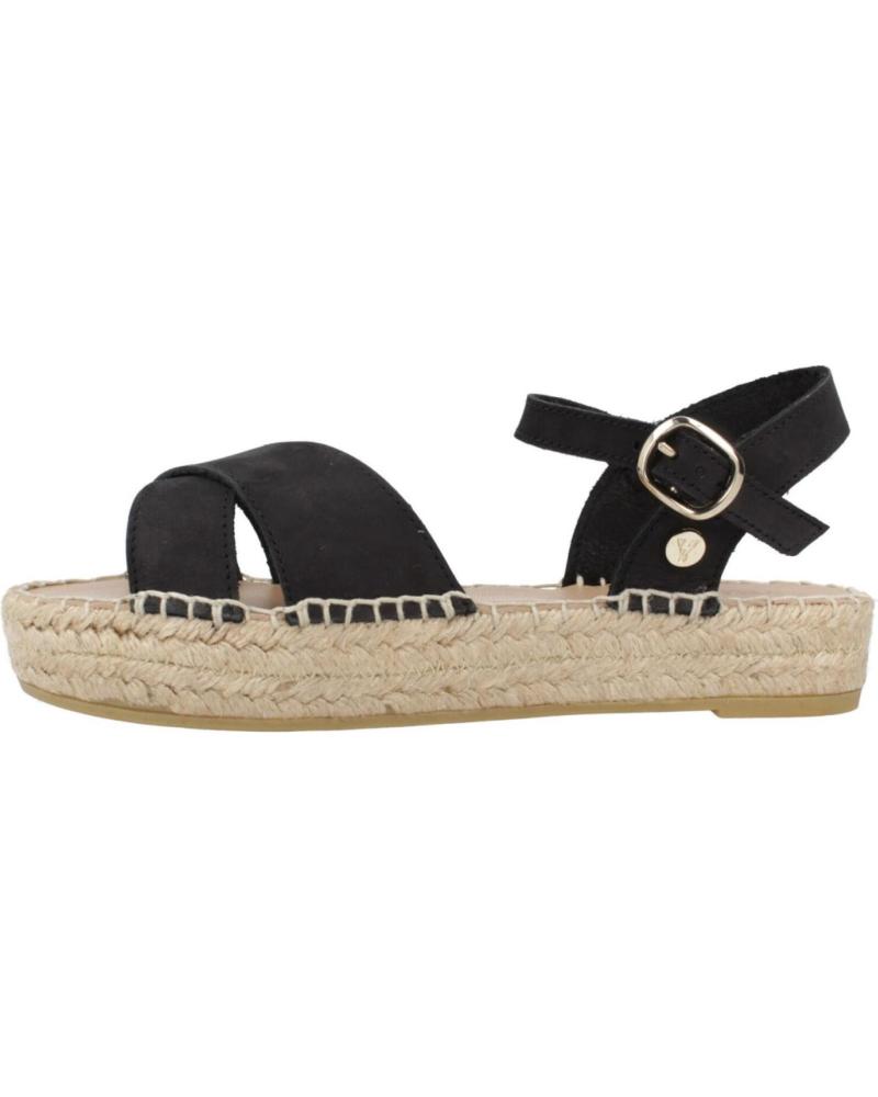 Woman Sandals YELLOW ALPARGATAS MUJER MODELO RAQUEL COLOR  NEGRO