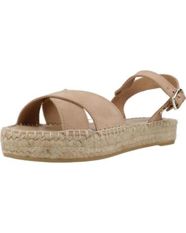 Woman Sandals YELLOW ALPARGATAS MUJER MODELO RAQUEL COLOR MARRON CLARO  NOCCIOLA