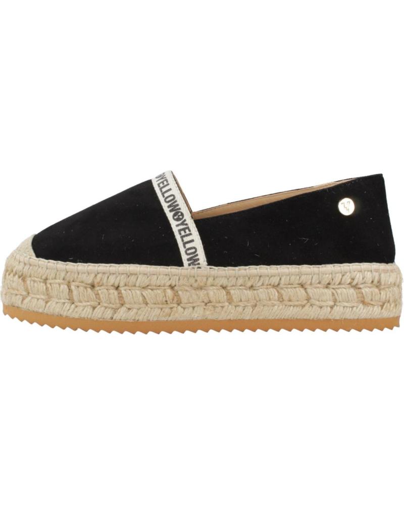 Chaussures YELLOW  pour Femme ALPARGATAS MUJER MODELO ANAIS COLOR  NEGRO