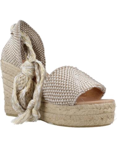 Woman Sandals YELLOW ALPARGATAS MUJER MODELO AIDA COLOR  PLATA