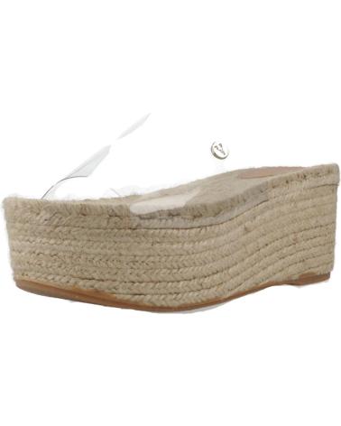 Woman Sandals YELLOW ALPARGATAS MUJER MODELO LA TRANSPARENTE COLOR MARRON  VINILLO