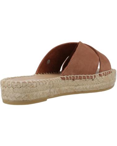 Woman Sandals YELLOW ALPARGATAS MUJER MODELO INGRID COLOR MARRON  TABACO