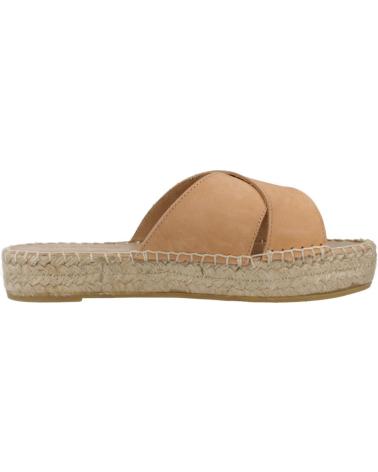 Woman Sandals YELLOW ALPARGATAS MUJER MODELO INGRID COLOR MARRON  CUERO