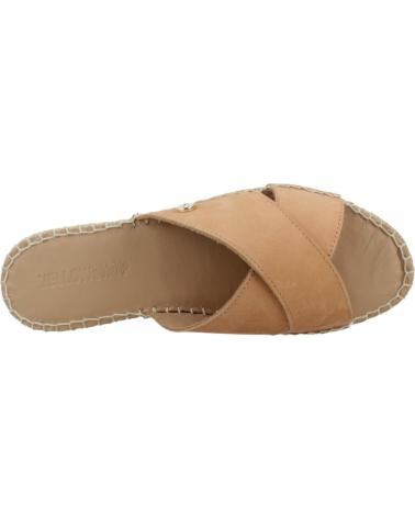 Woman Sandals YELLOW ALPARGATAS MUJER MODELO INGRID COLOR MARRON  CUERO