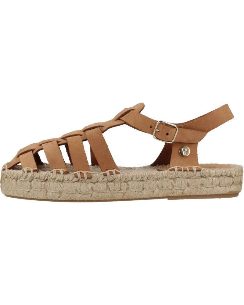 Woman Sandals YELLOW ALPARGATAS MUJER MODELO NEUS COLOR MARRON  TABACO