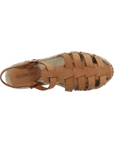 Woman Sandals YELLOW ALPARGATAS MUJER MODELO NEUS COLOR MARRON  TABACO