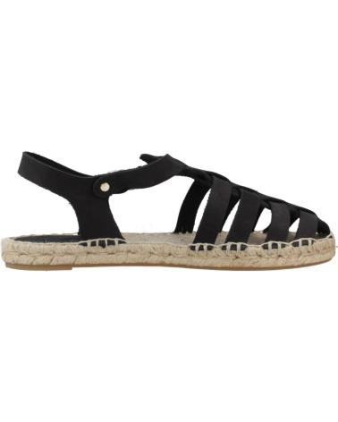 Woman Sandals YELLOW ALPARGATAS MUJER MODELO NEUS COLOR  NEGRO