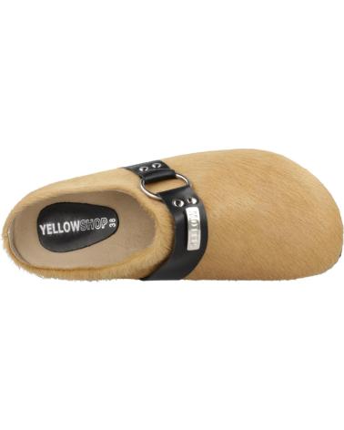 Sabots YELLOW  pour Femme ZUECOS MUJER MODELO ANGIE COLOR MARRON  GRANO