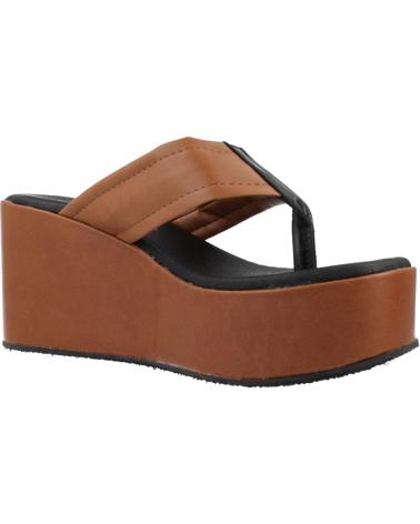 Sandalen YELLOW  für Damen SANDALIAS MUJER MODELO LIZZIE COLOR MARRON  CUERO