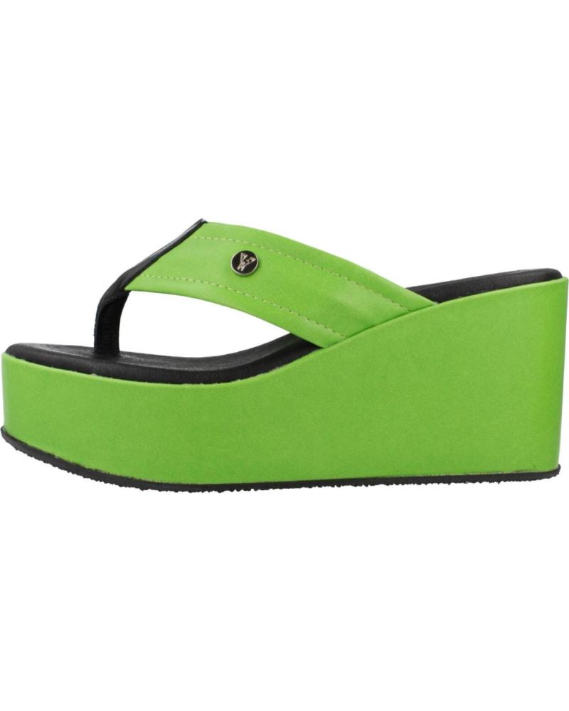 Woman Sandals YELLOW SANDALIAS MUJER MODELO LIZZIE COLOR VERDE  CLOROFILA